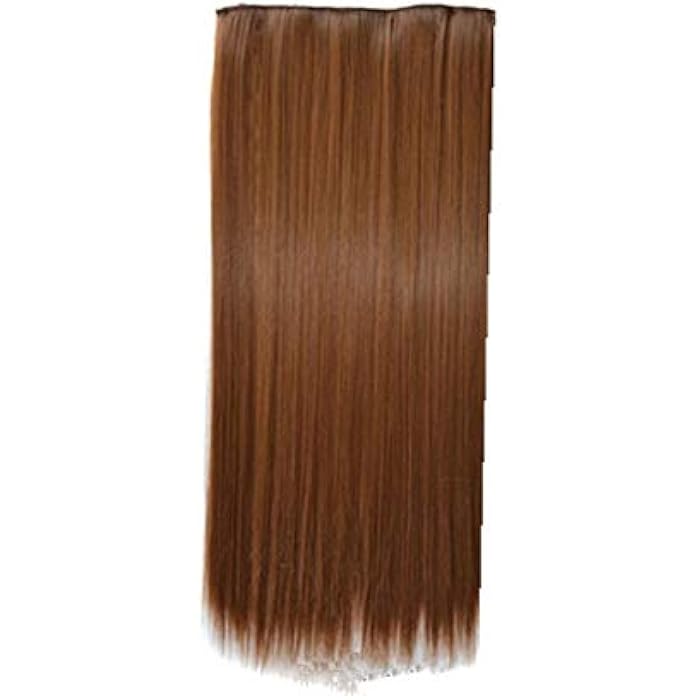 DILLARDS Women Synthetic Hair Extension Weft With 5 Clip Brown - Image 1